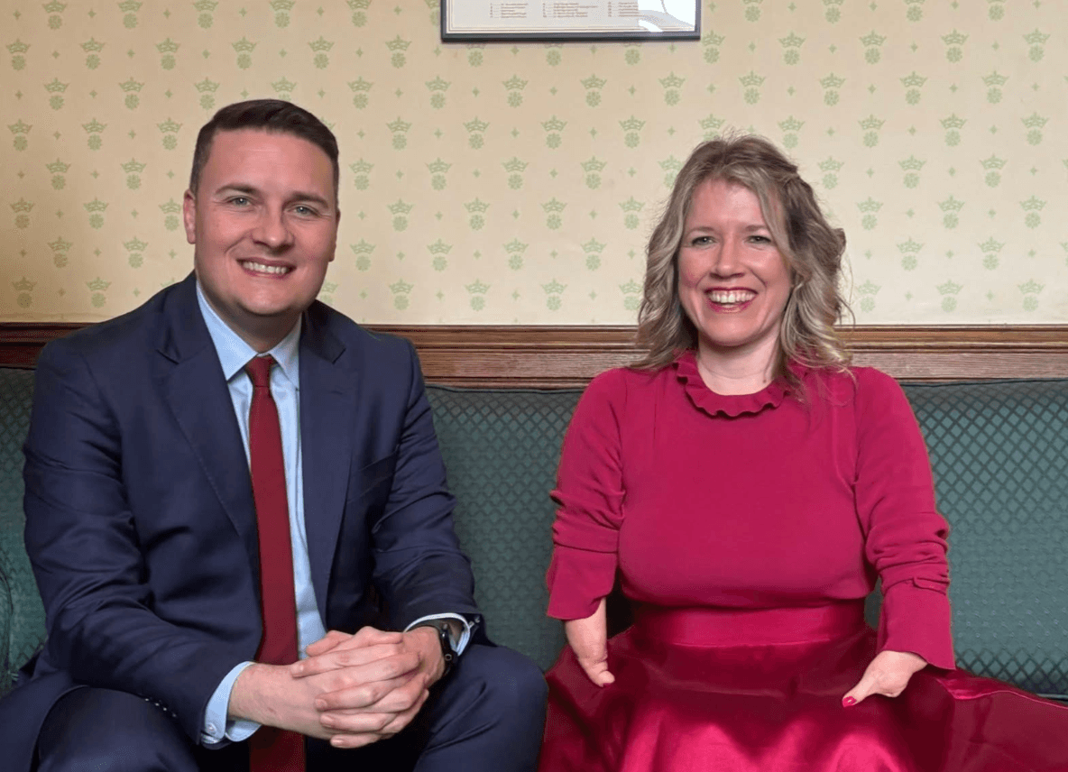 Marie Tidball MP and Wes Streeting 