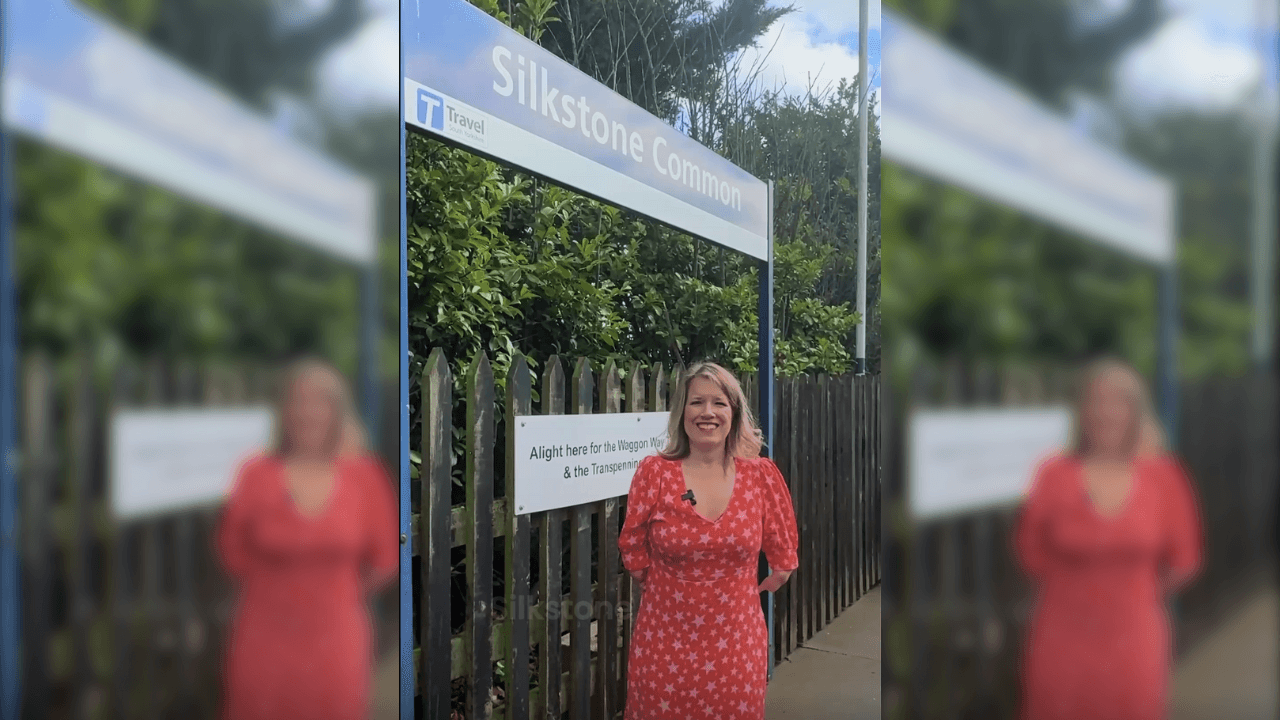 Marie Tidball MP at Silkstone Common station