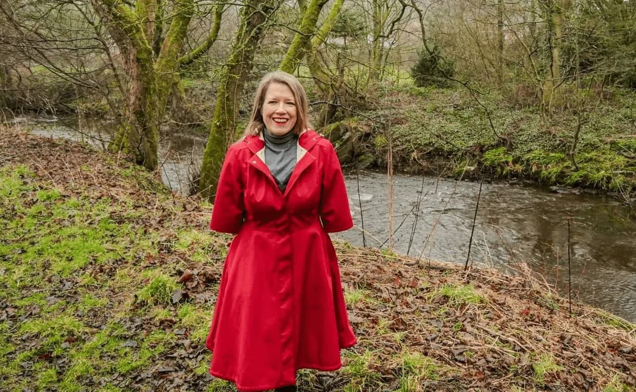 Marie Tidball MP by the River Don